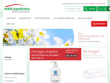 Tablet Screenshot of had-apotheke.de